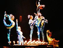 Cirque du Soleil performing Dralion in Vienna, 2004