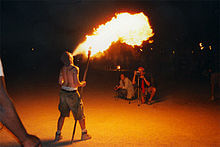 Fire breathers risk burns, both internal and external, as well as poisoning in the pursuit of their art