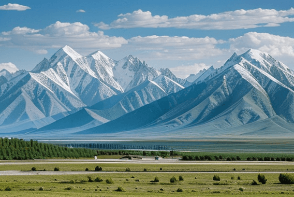 mountain range in the northwest of the Tien Shan