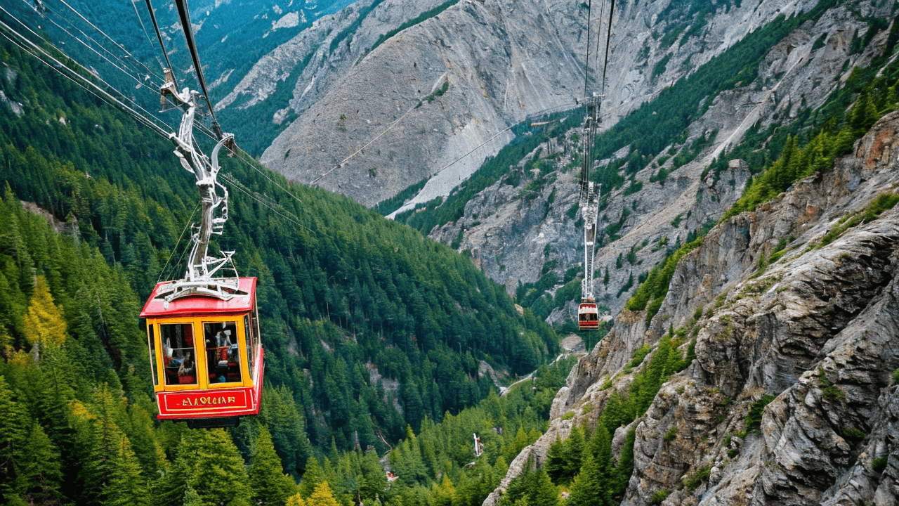 a timeless transportation marvel in the mountains