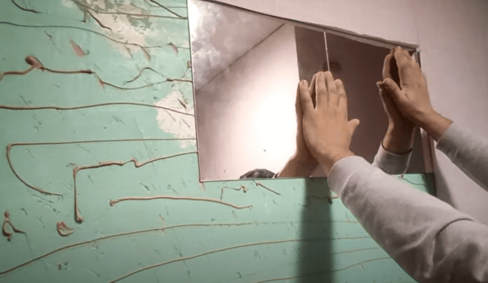 How to hang modular mirrors ikea lots on a wall