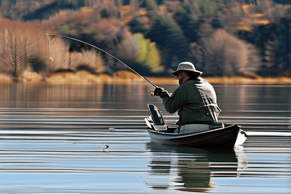 The serene experience of fishing